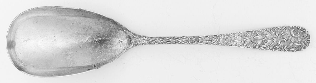 HEB9 (Sterling) Spoon-Serving/Solid-Large by Hennegan Bates-1