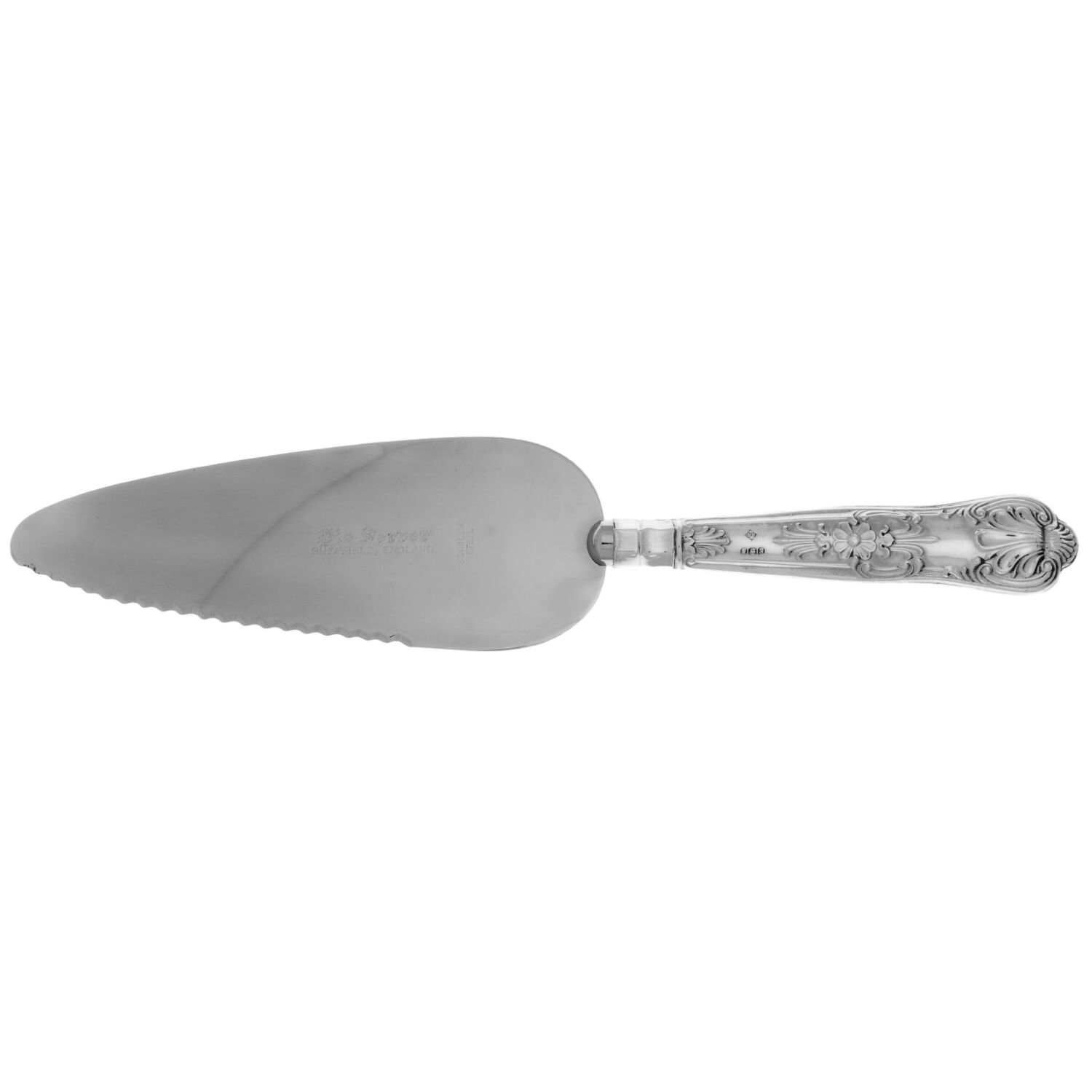 HBW9 (Sterling) Pie & Cake Server with Stainless Blade by Harrison Bros & Howson-1