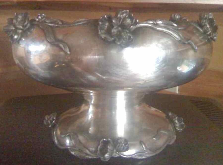 1841 (Silverplate, Hollowware) Punch Bowl by Homan-1