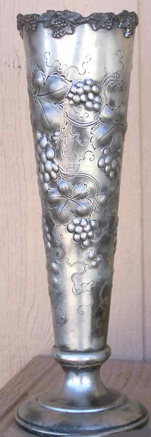 2608 (Silverplate, Hollowware) 15" Vase by Homan-1