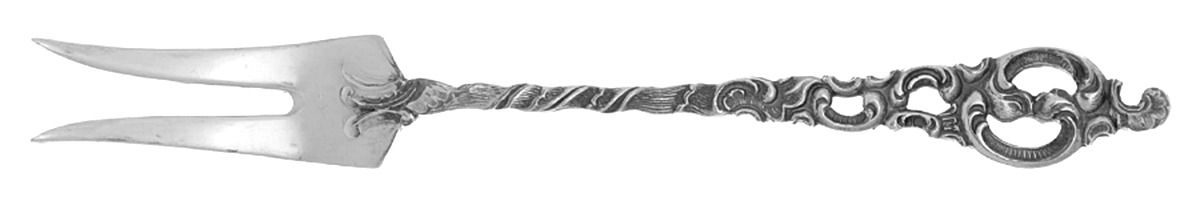 HDT2 (Sterling) Individual Hors d'Oeuvres Fork by Theodor Olsens Eftf-1