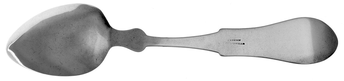 Coin Silver Flatware Tablespoon (Serving Spoon) by Henry Hudson-2