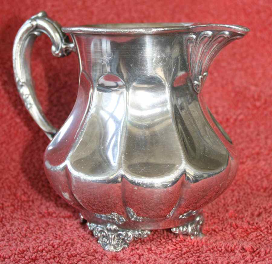 3628 (Silverplate, Hollowware) Creamer by Homan-1