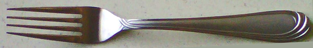 Ballet (Stainless) Fork by Hampton Silversmiths-1