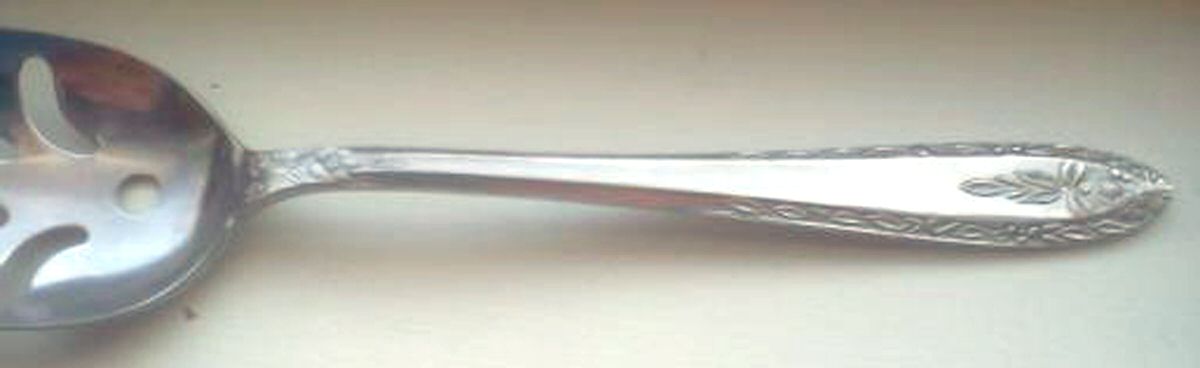 Vassar (Stainless) Pierced Tablespoon (Serving Spoon) by Hull-1