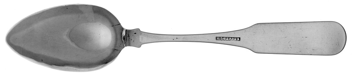 Coin Silver Flatware Teaspoon by Henry J. (I.) Pepper-2