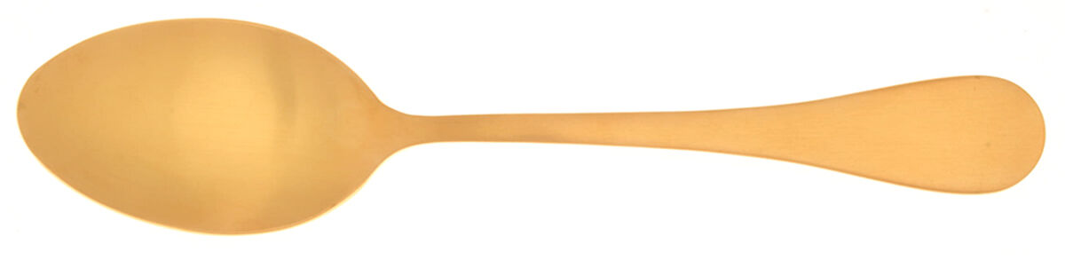 Rocco-Matte (Gold Electroplate) Tablespoon (Serving Spoon) by Herdmar-1
