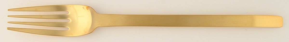 Spiga-Matte (Gold Electroplate) Fork by Herdmar-1