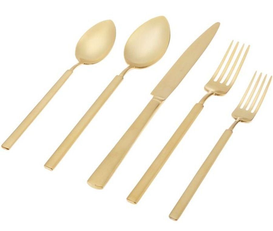 Vintage-Matte (Gold Electroplate) Fork by Herdmar-1