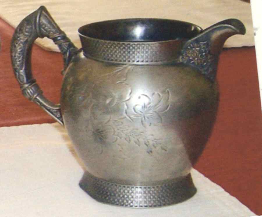 1432 (Silverplate, Hollowware) Creamer by Hartford-1