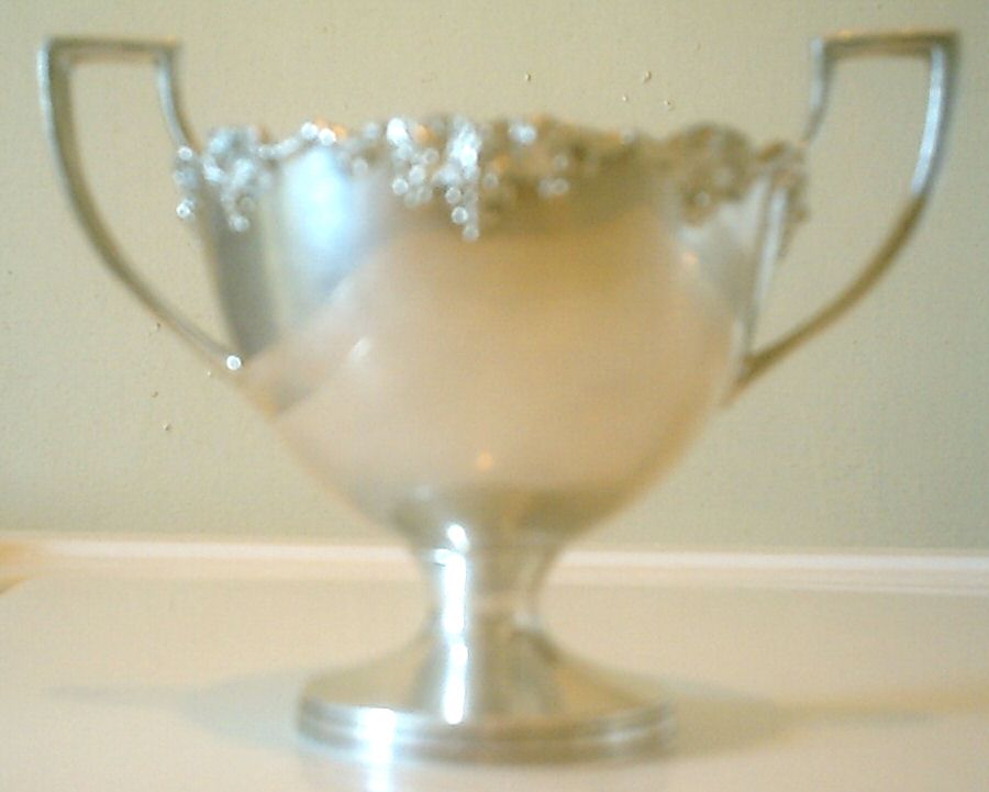 N8084 (Silverplate, Hollowware) Mini Open Sugar Bowl by Hartford Sterling Co-1