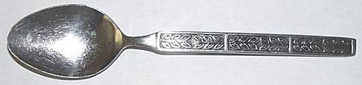 Norwood (Stainless-Leaves) Place/Oval Soup Spoon by Hanford Forge-1