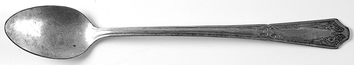 HBC6 (Silverplate) Iced Tea Spoon by HB Co-1