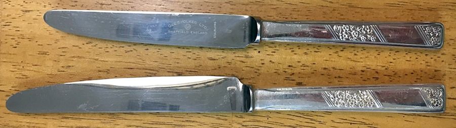 HRE24 (Silverplate) New French Hollow Knife by Heritage China-1