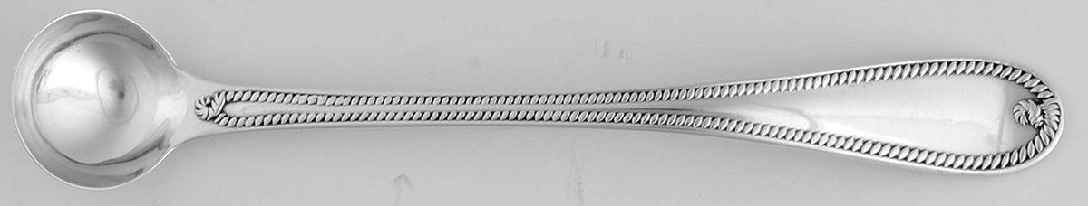 Cable (Coin) Mustard Spoon by Henry L. Webster & Co-1