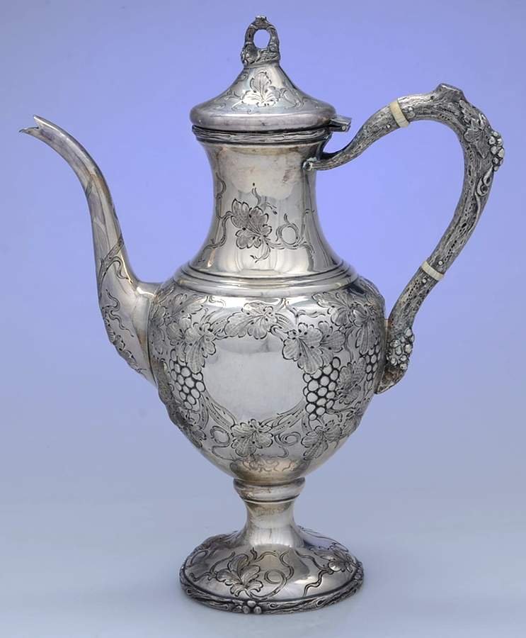 9500 (Sterling, Hollowware) Coffee Pot by Schofield-1