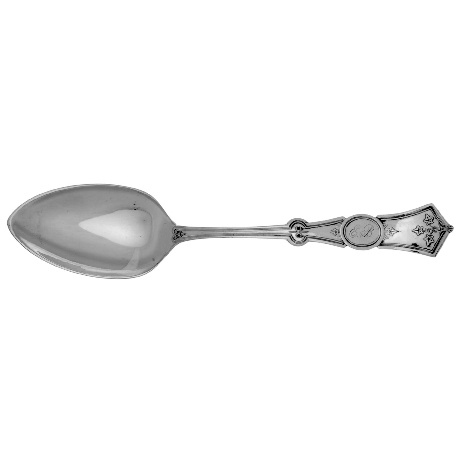 H1e5 (Coin) Tablespoon (Serving Spoon) by Hall & Elton-1