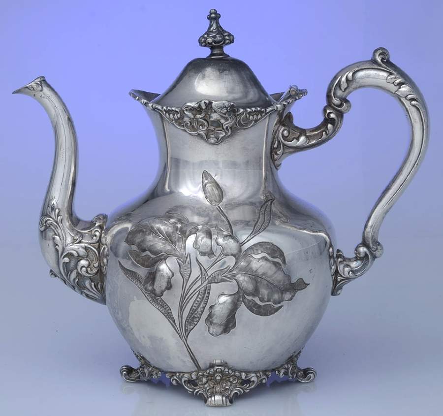 2245 (Silverplate, Hollowware) Teapot by Homan-1