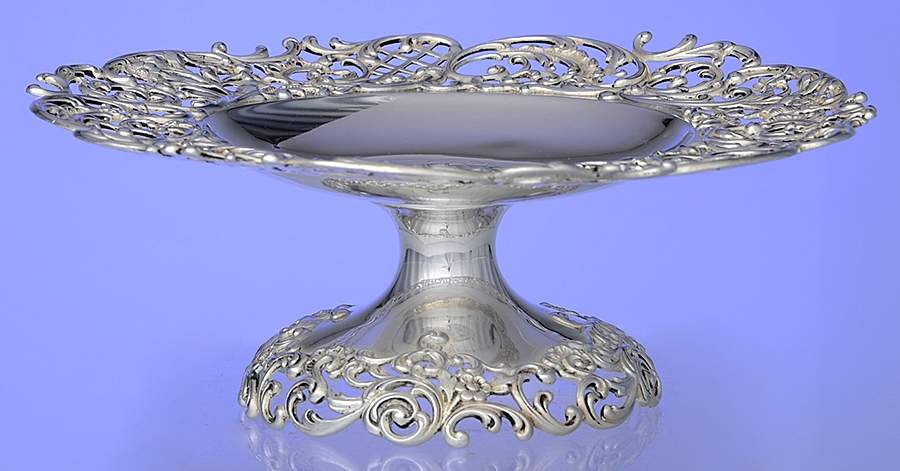 7362 (Sterling, Hollowware) Round Compote (Height X Width) by Howard Sterling -1