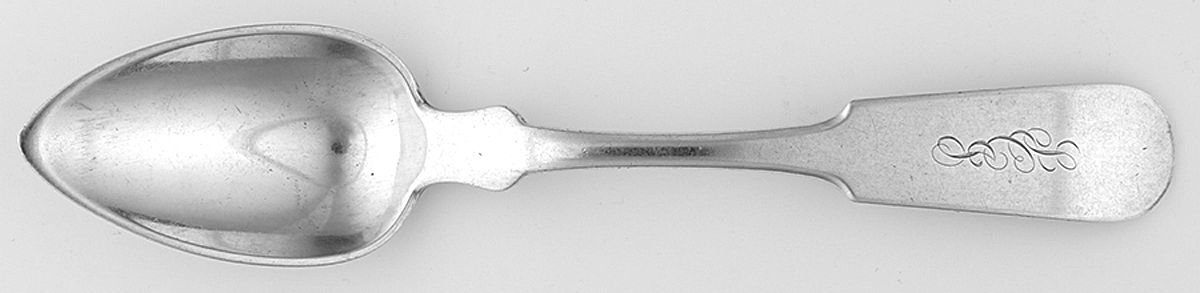 Coin Silver Flatware Dessert/Oval Soup Spoon by William Gale & Son-6