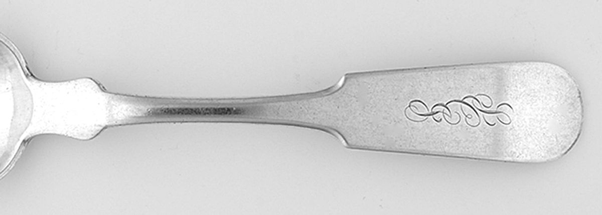 Coin Silver Flatware Dessert/Oval Soup Spoon by William Gale & Son-5