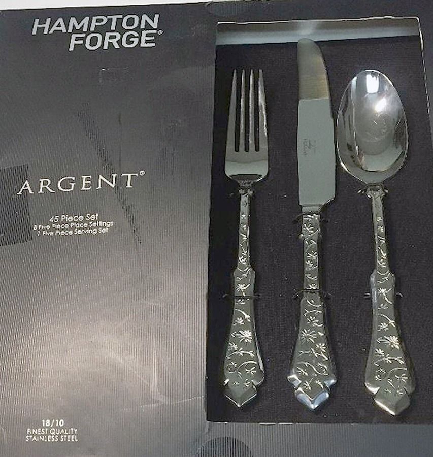 Embroidery (Stainless) Fork by Hampton Silversmiths-1