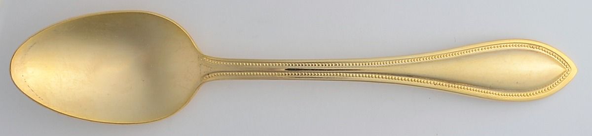 HRE20 (Gold Electroplated) Place/Oval Soup Spoon by Heritage China-1