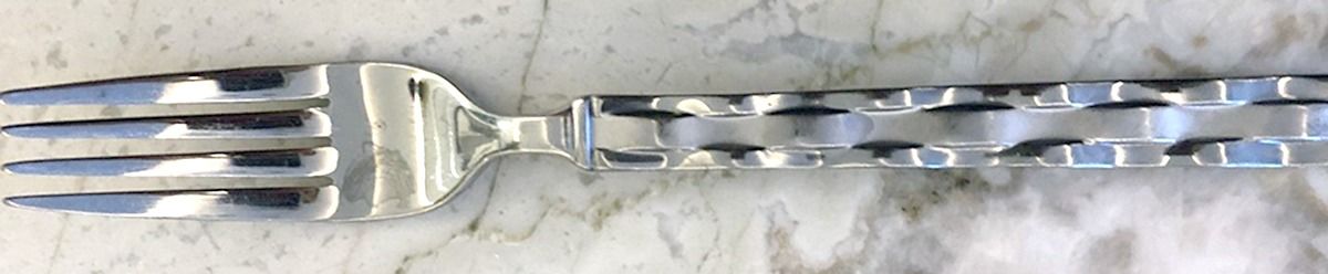Spence Frosted (Stainless) Fork by Hampton Silversmiths-1