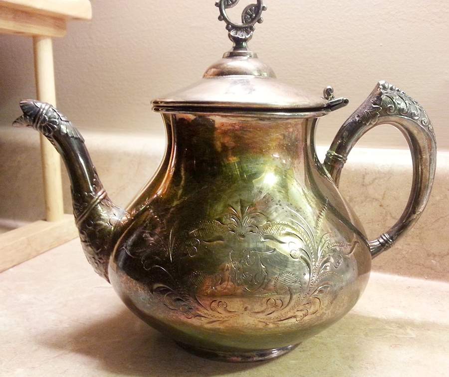 3510 (Silverplate, Hollowware) Teapot by Hartford-1