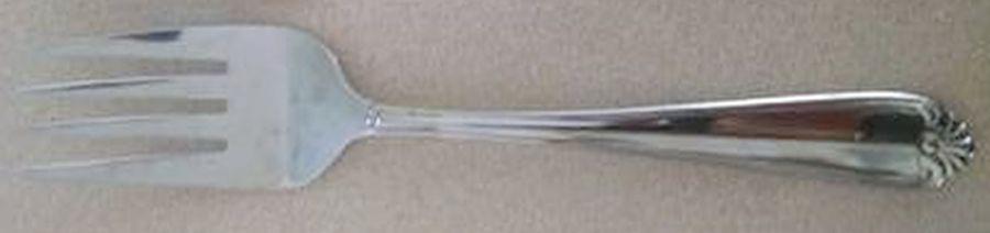 HSV50 (Stainless) Medium Solid Cold Meat Serving Fork by Hampton Silversmiths-1