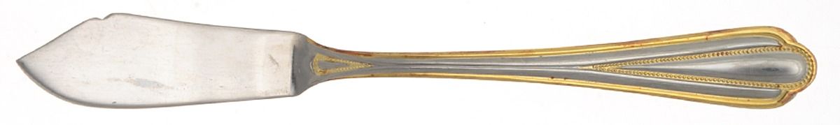 HSV209 (Stainless) Flat Handle Master Butter Knife by Hampton Silversmiths-1