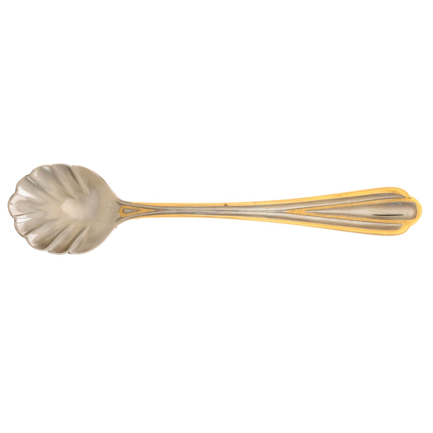 HSV209 (Stainless) Sugar Shell Spoon by Hampton Silversmiths-1