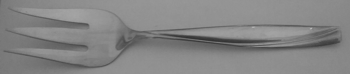 Londontown (Stainless) Medium Solid Cold Meat Serving Fork by Hampton Silversmiths-1