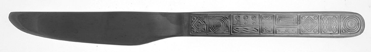 HAF28 (Stainless) Modern Solid Knife by Hanford Forge-1