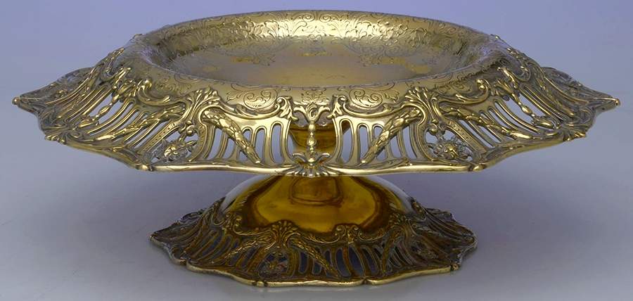 4533-47 (Sterling, Hollowware) Round Compote (Height X Width) by Howard Sterling -1