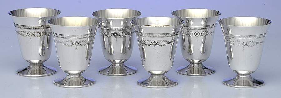 01166 (Silverplate, Hollowware) Cordial Cup - Set of 6 by Homan-1