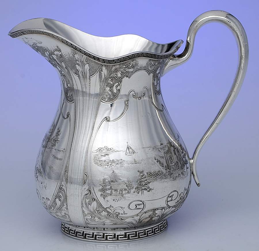 5106 (Silverplate, Hollowware) Silverplate Water Pitcher by Hartford Sterling Co-1