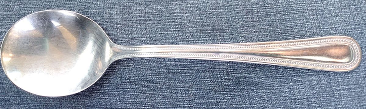 HUY4 (Stainless) Round Bowl Soup Spoon (Cream Soup) by Housley-1