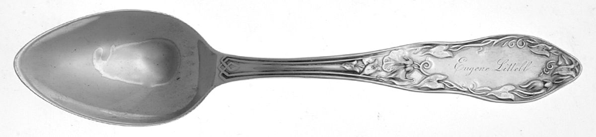 Morning Glory (Coin) Teaspoon by Henry Hebbard-1