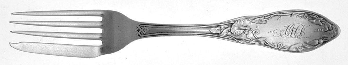 Morning Glory (Coin) Pastry Fork by Henry Hebbard-1