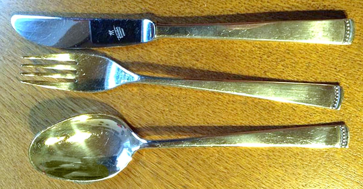 HEN90 (Silverplate) Fork by J A Henckels (Zwilling)-1