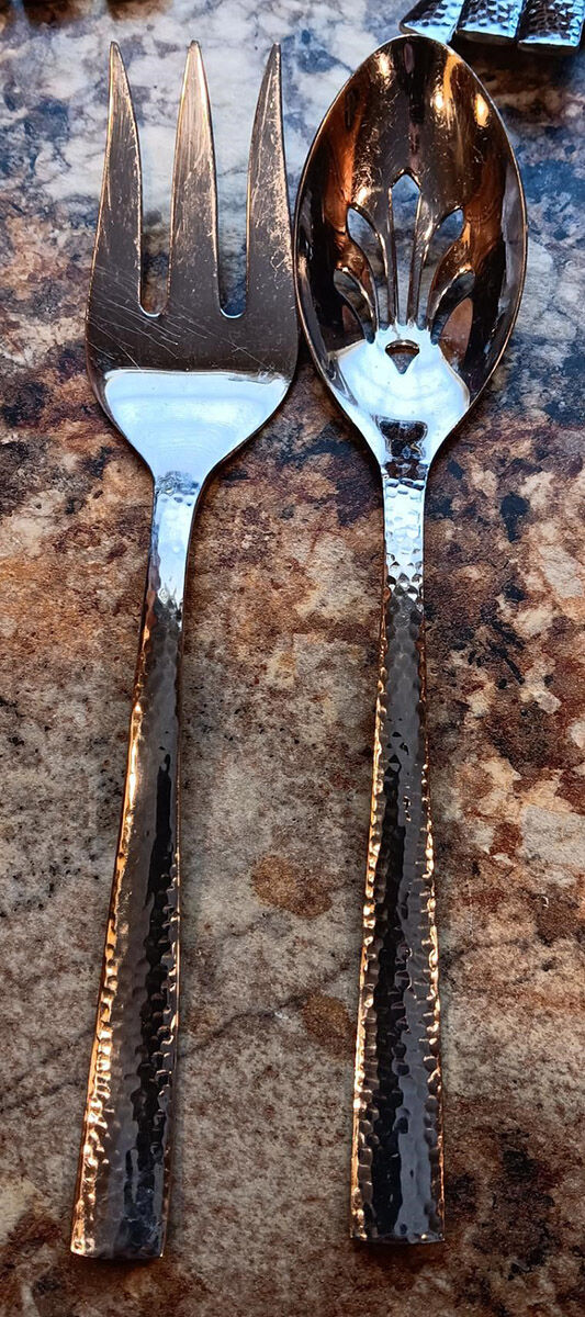 Carolina (Stainless) Solid Salad Serving Fork by Hampton Silversmiths-1