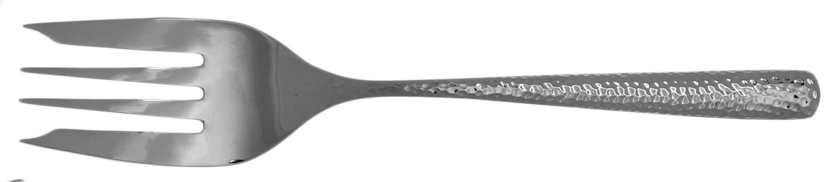 Ella (Stainless) Large Solid Cold Meat Serving Fork by Hampton Silversmiths-1