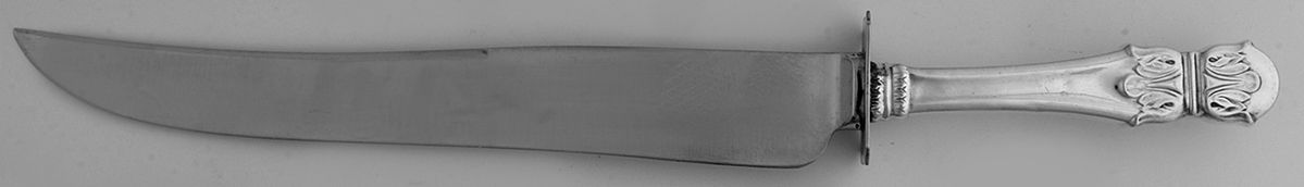 HAS4 (Sterling) Large Stainless Blade Roast Carving Knife by Hallmark-1