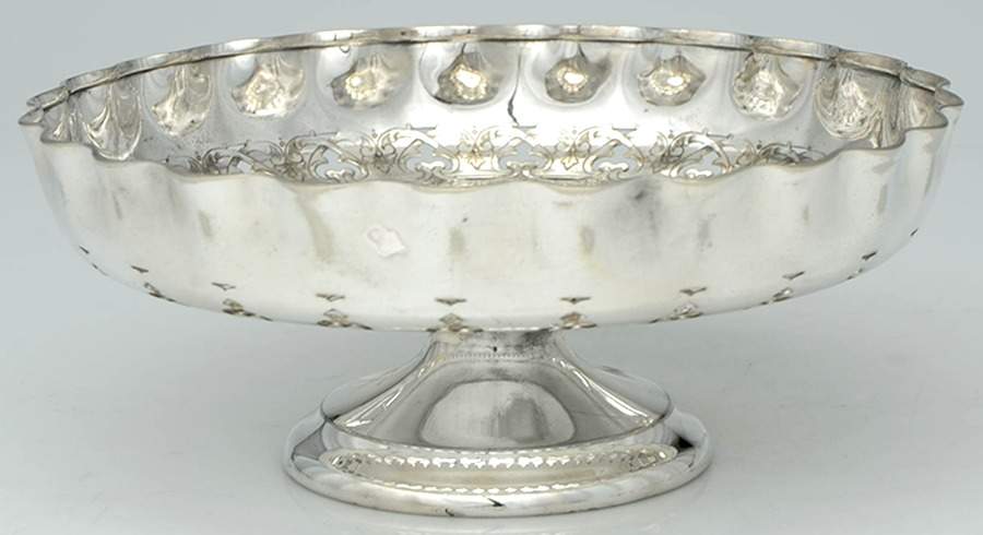3554 (Silverplate, Hollowware) 8" Fruit Serving Bowl by Hartford Sterling Co-1