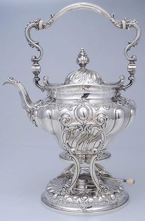 1904 (Sterling, Hollowware) Kettle, Stand & Burner by Howard Sterling -1