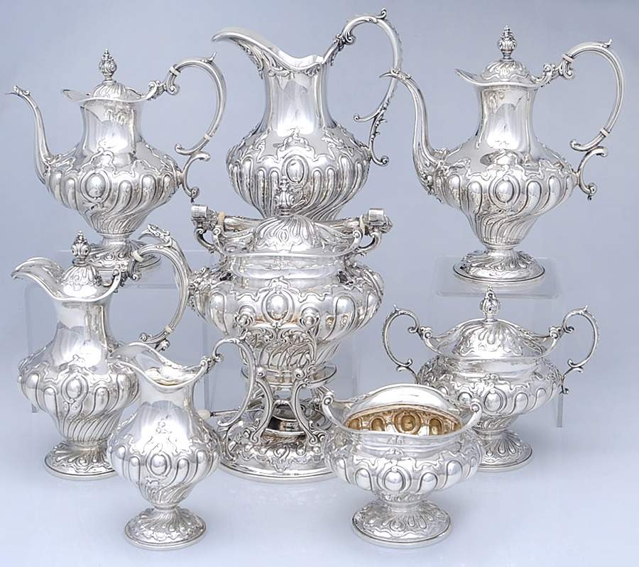 1904 (Sterling, Hollowware) 8 Piece Estate Set by Howard Sterling -1
