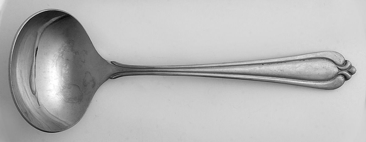HCF8 (Stainless) Solid Gravy Ladle by Home Concepts-1