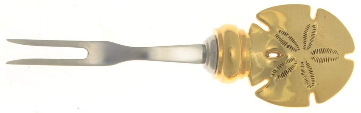 Sand Dollar (Slvp, Hollowware) Cheese Fork by Hans Turnwald-1