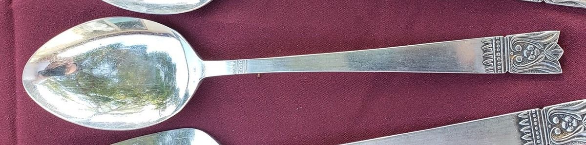 Danish Queen (Stainless) Tablespoon (Serving Spoon) by Hull-1